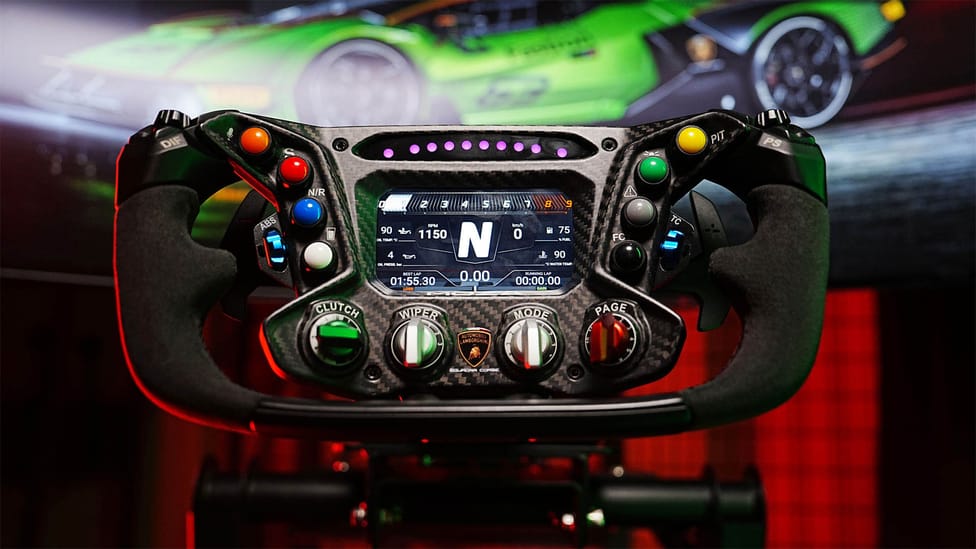 Lamborghini Essenza SCV12 sim racing wheel