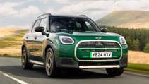 Mini Countryman electric exterior front three quarter dynamic