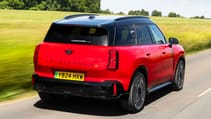 Mini Countryman electric exterior rear three quarter dynamic