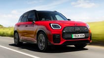 Mini Countryman electric exterior front three quarter dynamic