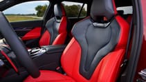 BMW M5 Touring front seats