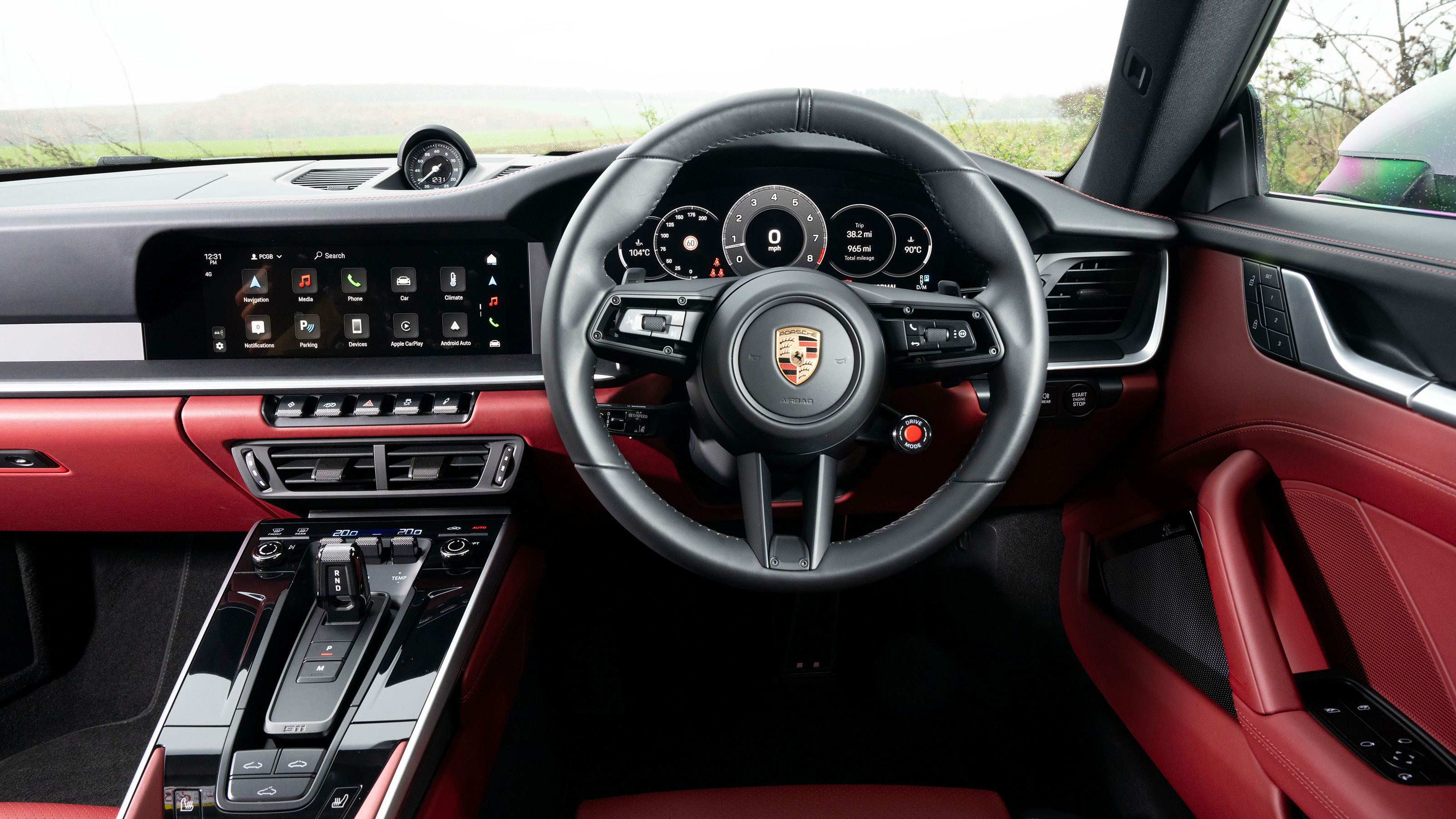 Porsche 911 interior