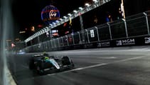 Lewis Hamilton Las Vegas GP track