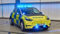 Tesla Model Y police car, Tesla Delivery Centre