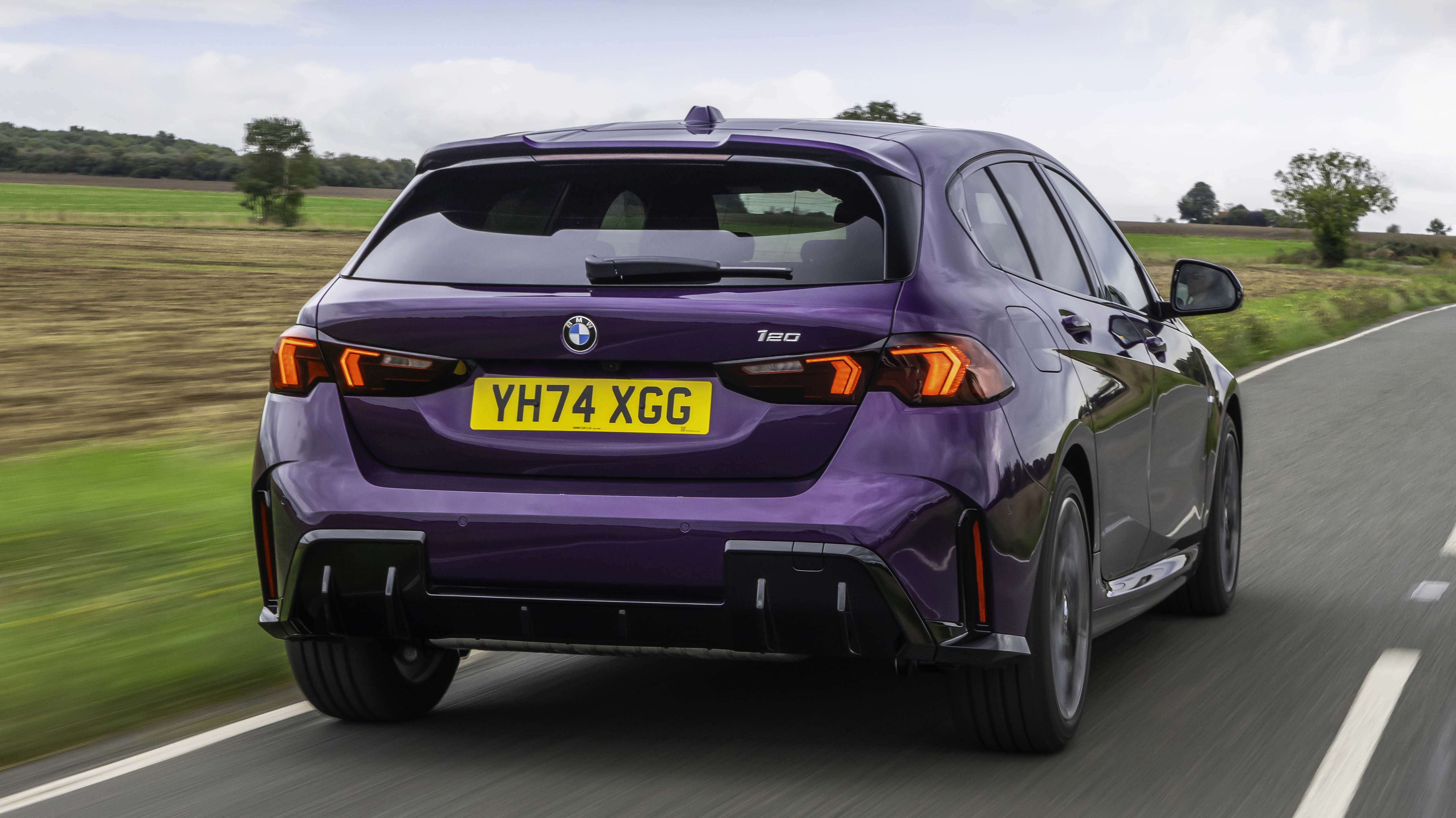 BMW 1 Series exterior rear three quarter dynamic