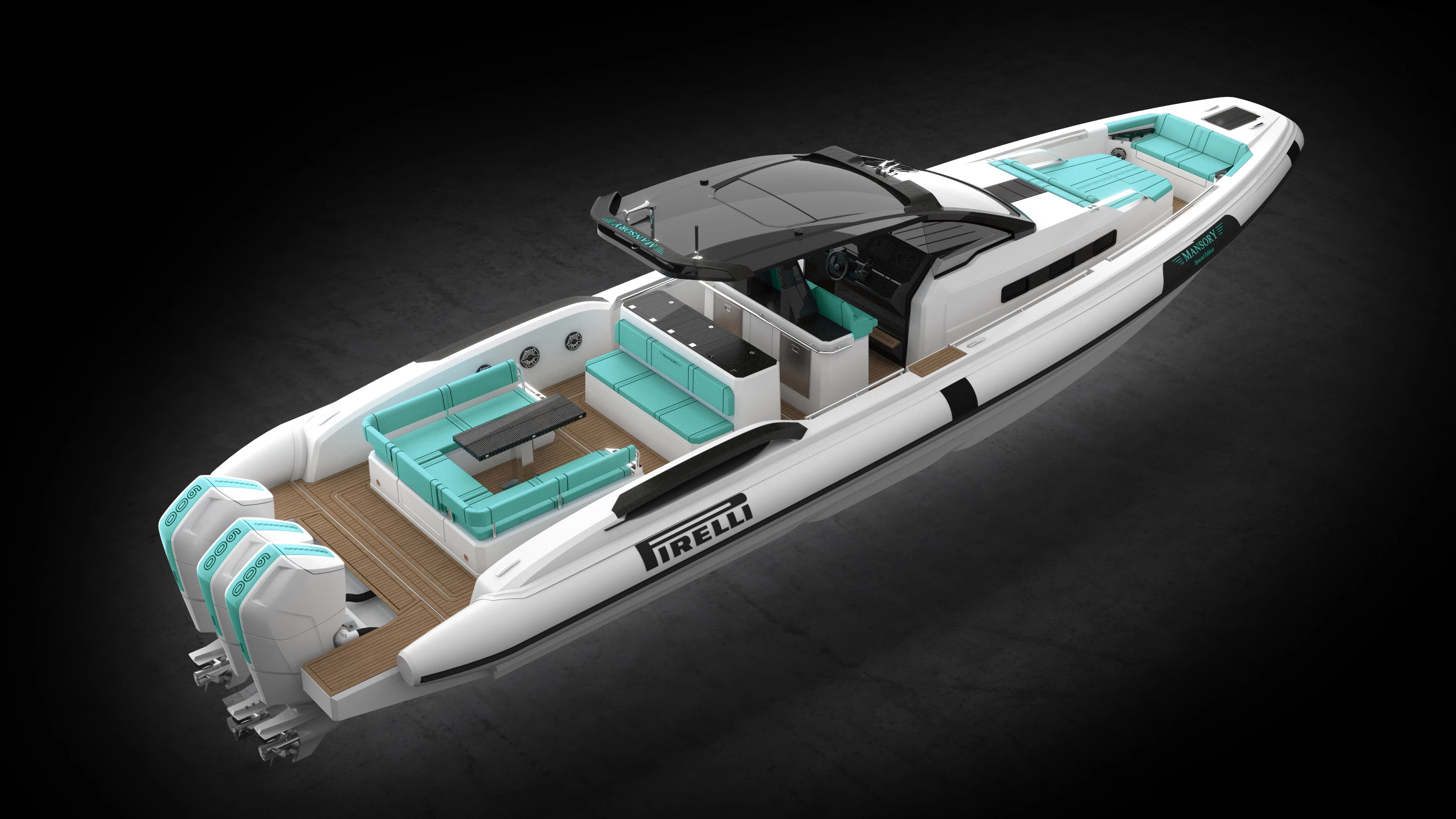 Mansory Pirelli 50 boat Top Gear