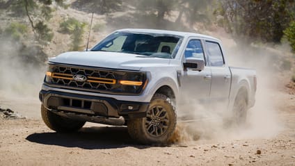 Ford F-150/Raptor - dusty off-roading driving shot