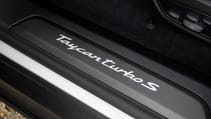 Porsche Taycan Turbo S foot plate