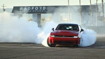 Dodge Charger tyre smoke