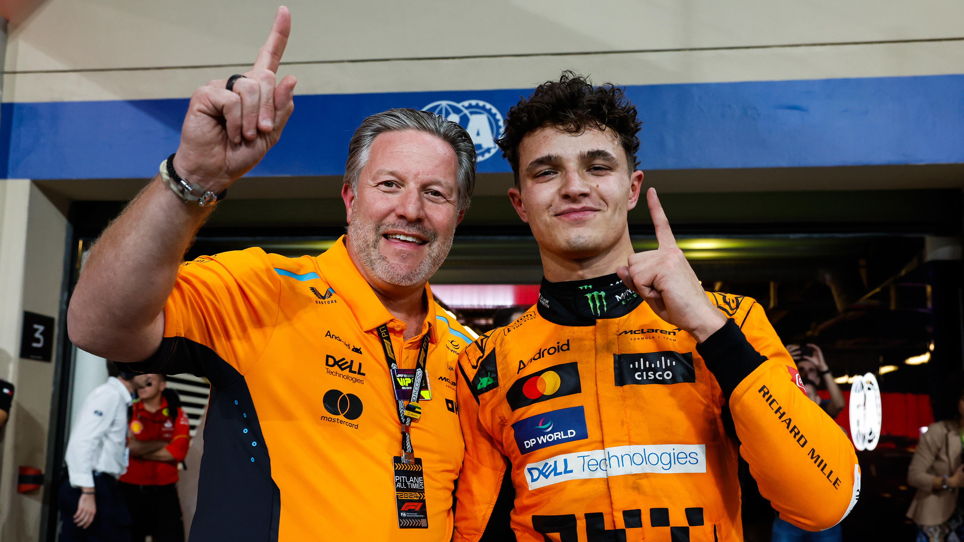 Lando Norris Zak Brown