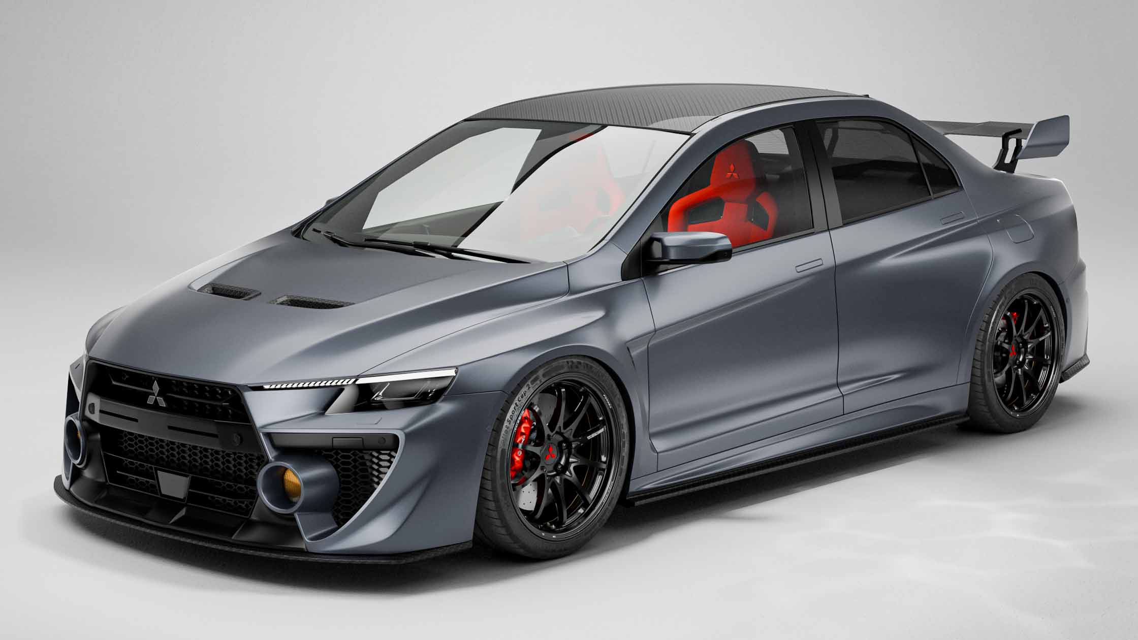 Mitsubishi Lancer Evolution XI render