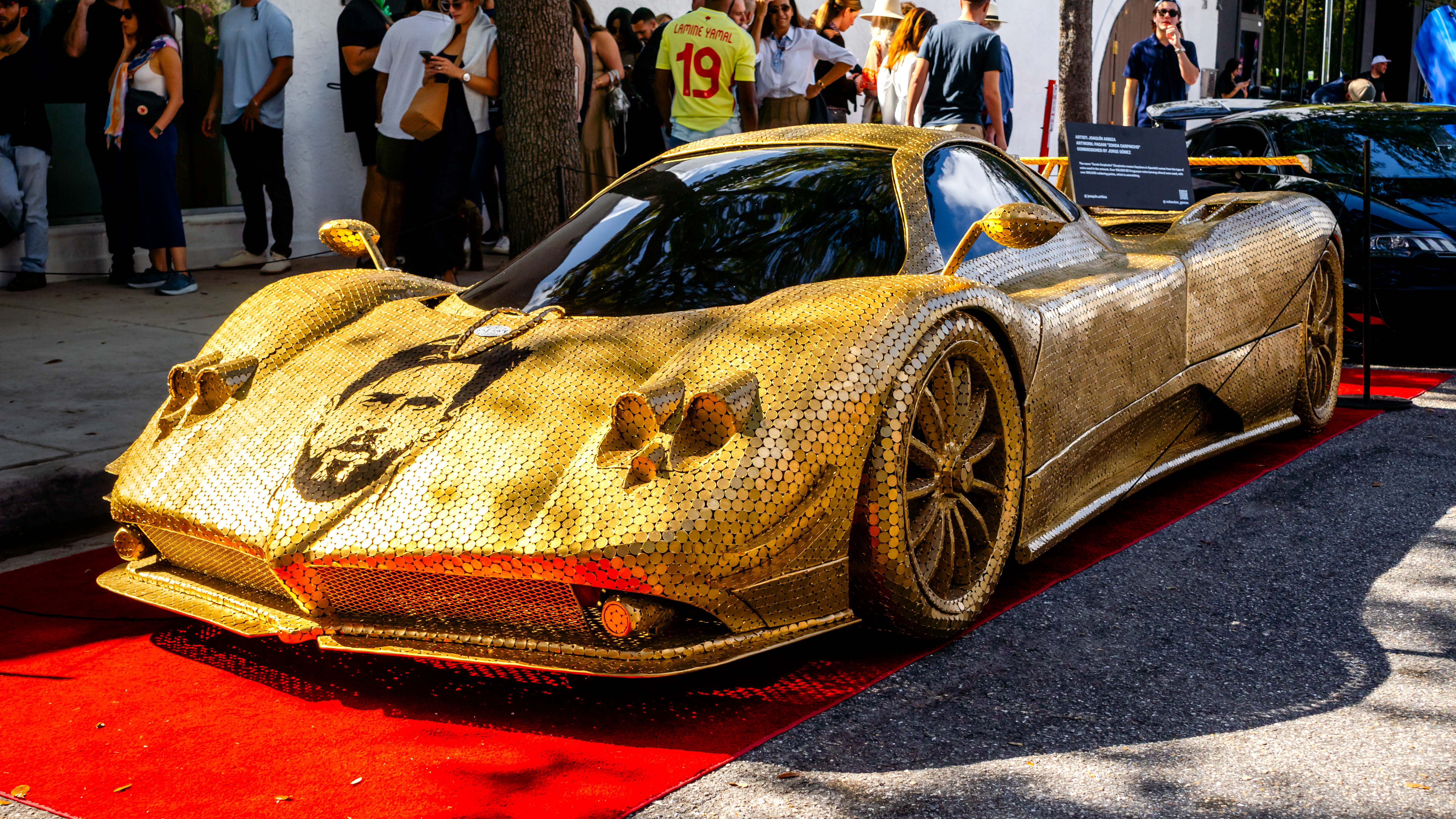 Pagani Zonda art car Miami 2024