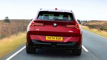 BMW X3 M50 exterior rear dynamic