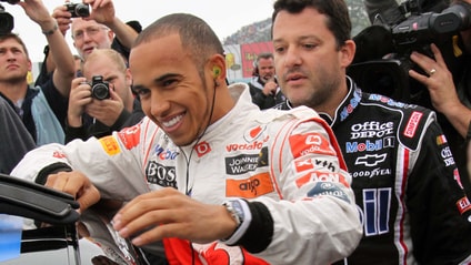 Lewis Hamilton beats Tony Scott's NASCAR lap times