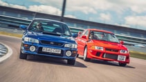 Subaru Impreza WRX and Mitsubishi Lancer Evo