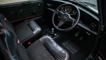 Shot of front interior of 1989 Rover Mini Thirty Electric