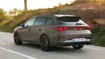 Cupra Leon Sportstourer exterior rear three quarter dynamic