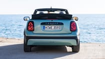 Mini Cooper Convertible rear roof down