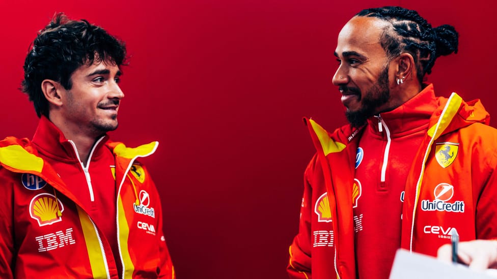 Charles Leclerc, Lewis Hamilton