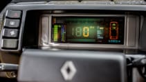 Incari-supplied digital display in modern mode for Renault R5 GTL electric conversion