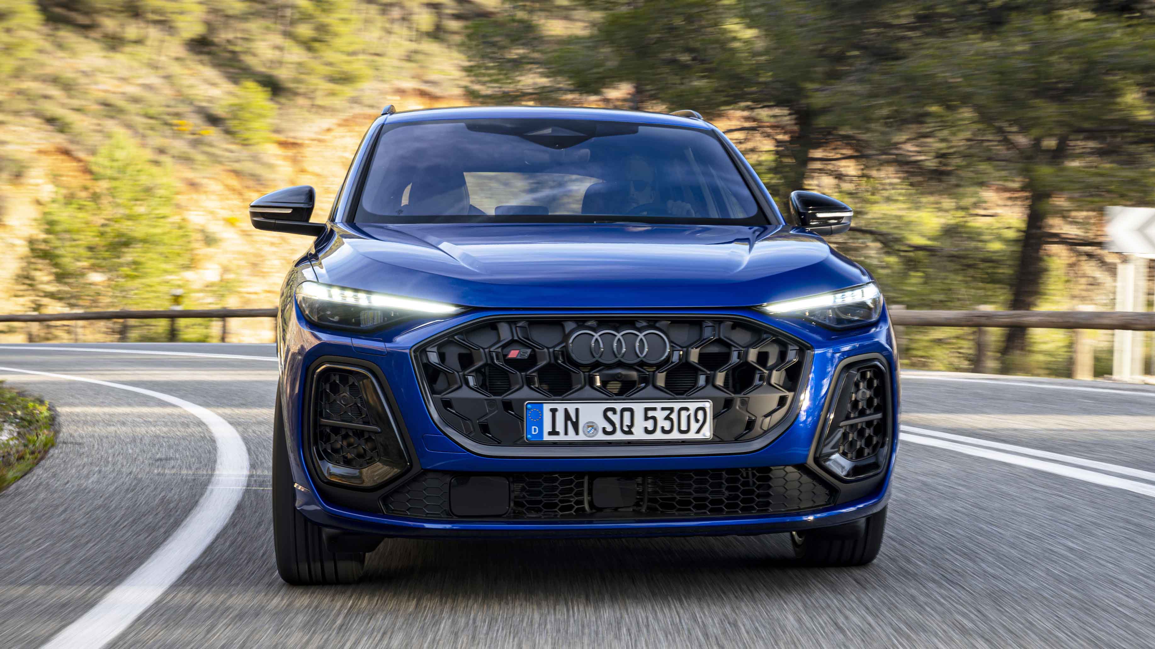 Audi SQ5 exterior front dynamic