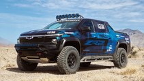 Static exterior front three quarter shot of the Chevrolet Silverado EV ZR2