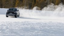 Range Rover electric drifting