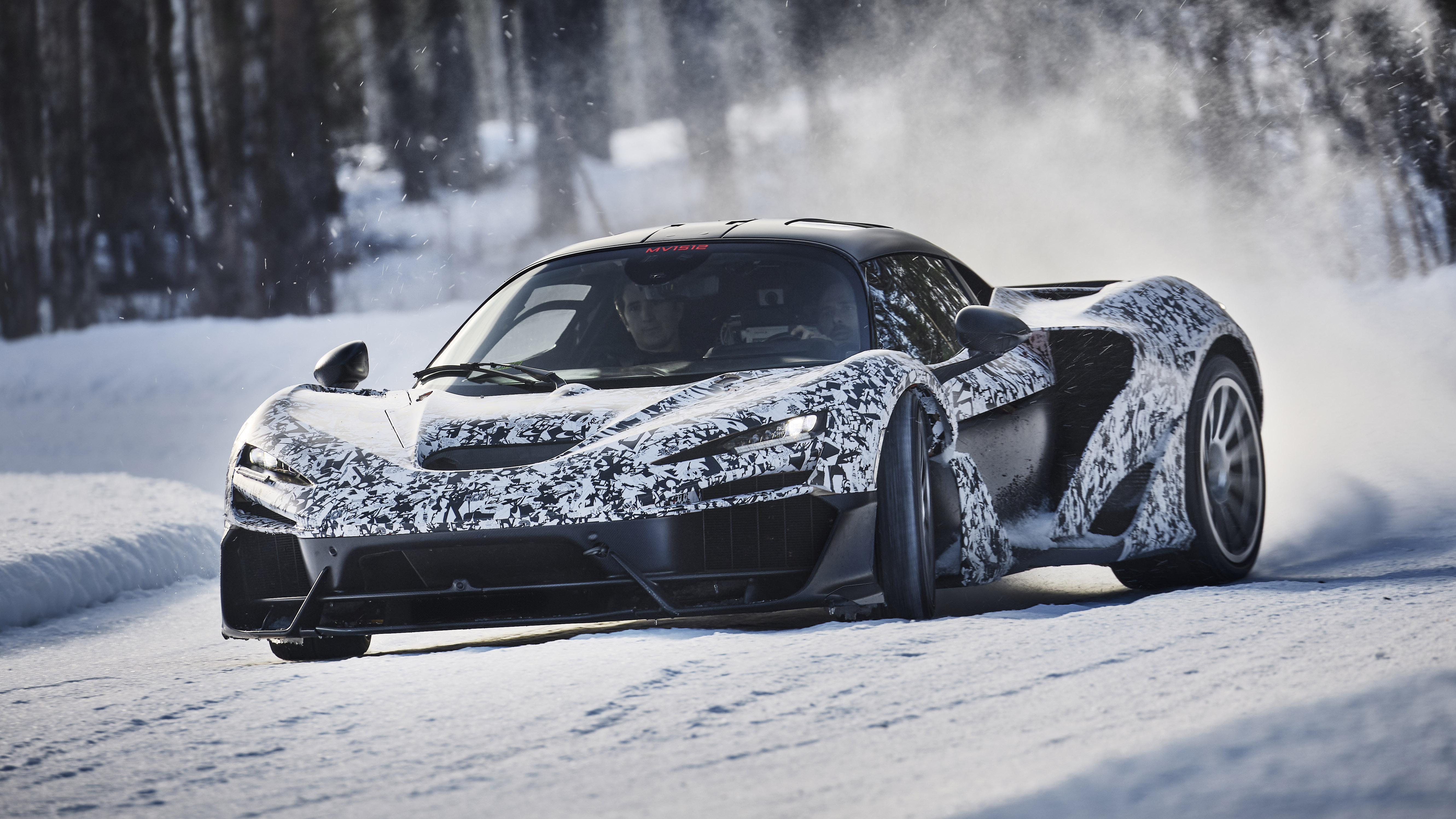McLaren W1 cold weather testing Top Gear