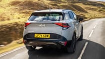Kia Sportage exterior rear three quarter dynamic
