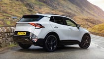 Kia Sportage exterior rear three quarter static