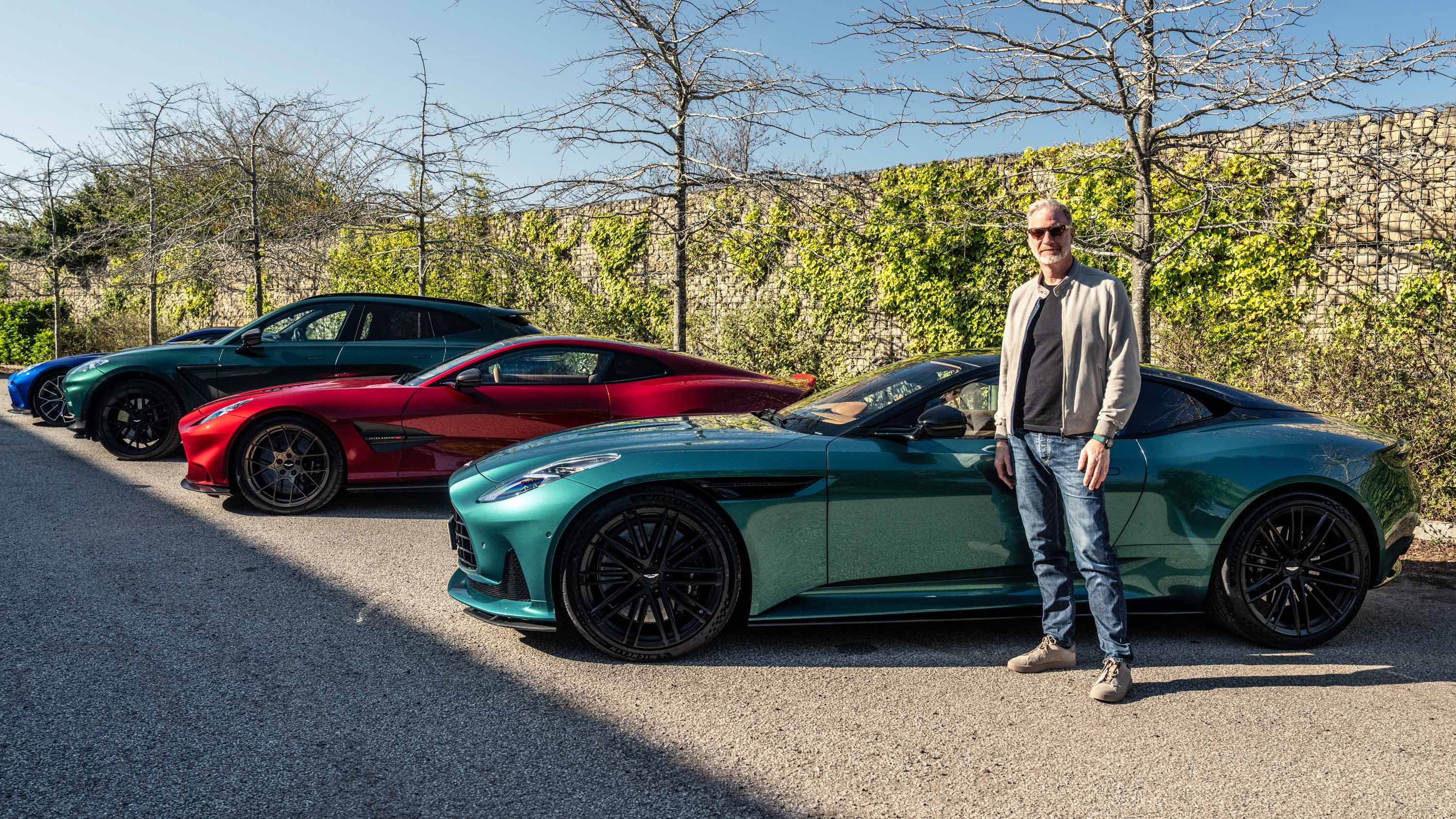 Aston Martin DB12, Aston Martin Vanquish, Aston Martin DBX, Idris Elba