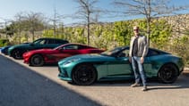 Aston Martin DB12, Aston Martin Vanquish, Aston Martin DBX, Idris Elba