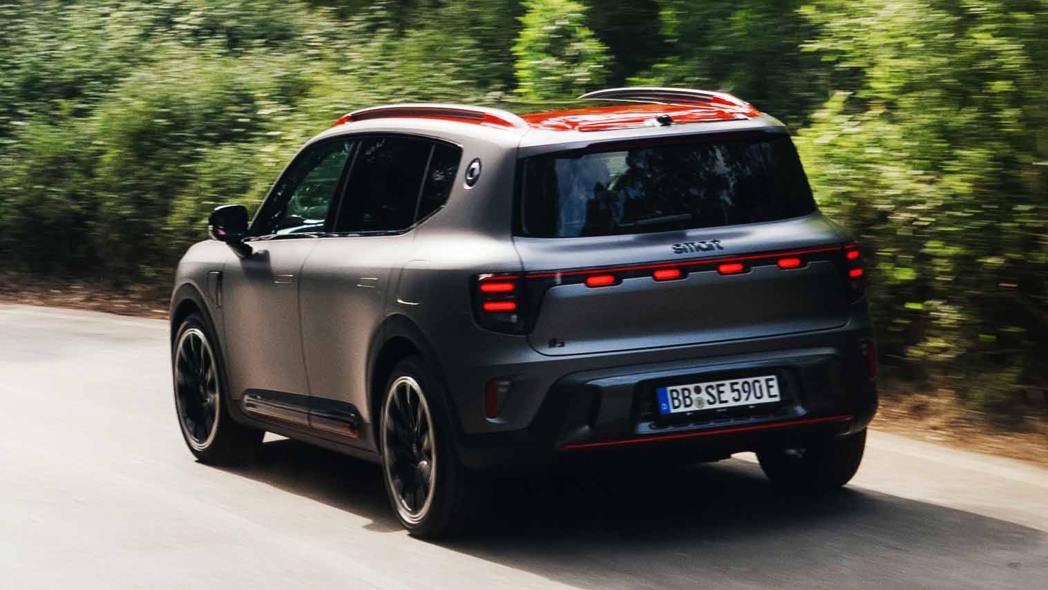 Smart #5 exterior rear three quarter dynamic