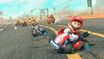Mario Kart World racing