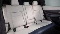 Nissan Leaf prototype interior rear seats