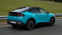 Nissan Leaf prototype exterior rear three quarter dynamic