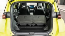 BYD Dolphin Surf interior boot with rear seats down
