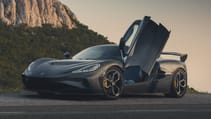 Rimac Nevera R front door open