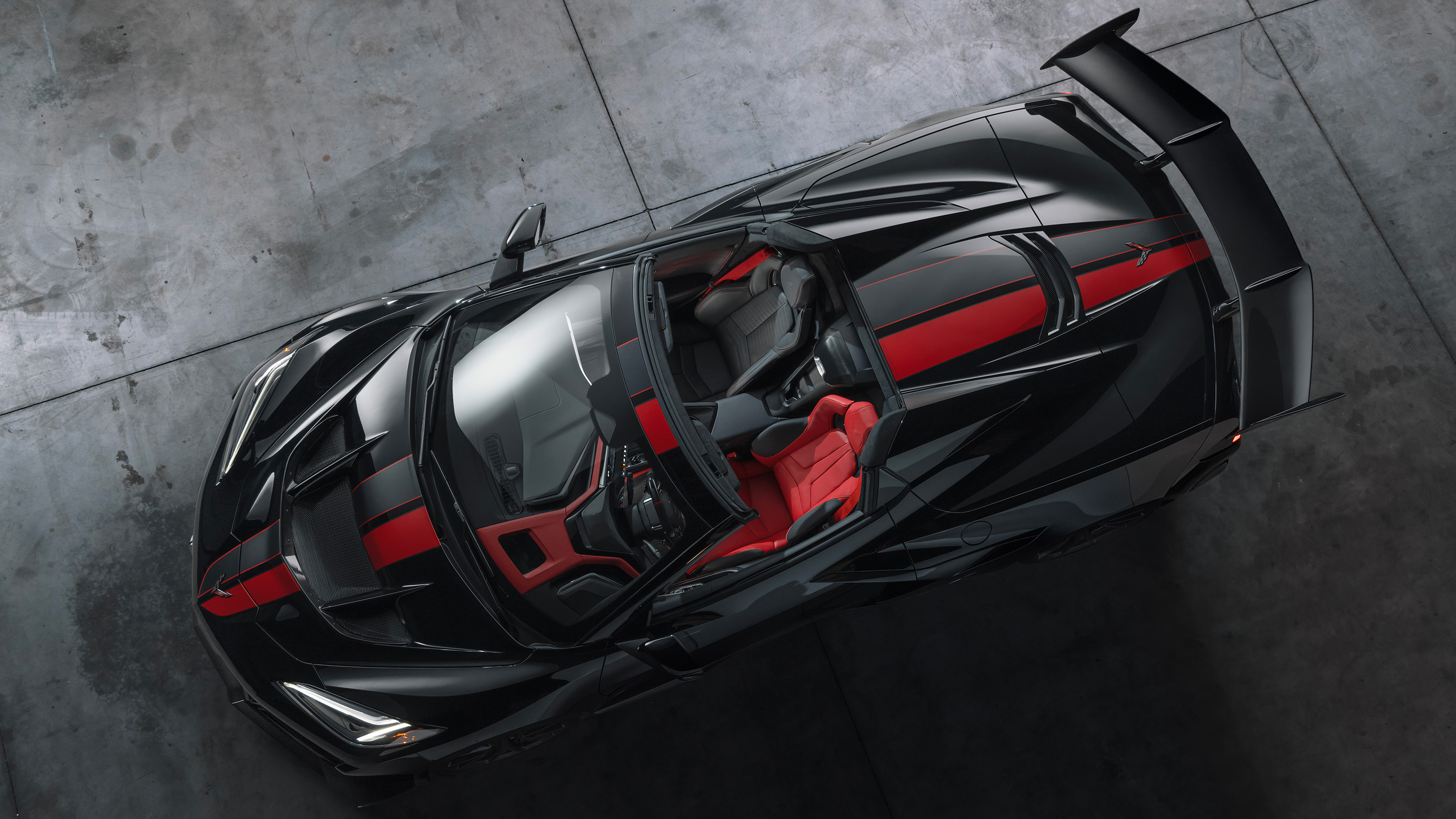Corvette ZR1X overhead