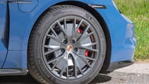 Porsche Taycan Sport Turismo exterior front wheel