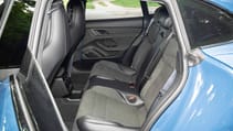 Porsche Taycan Sport Turismo interior rear seats