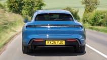 Porsche Taycan Sport Turismo exterior rear dynamic