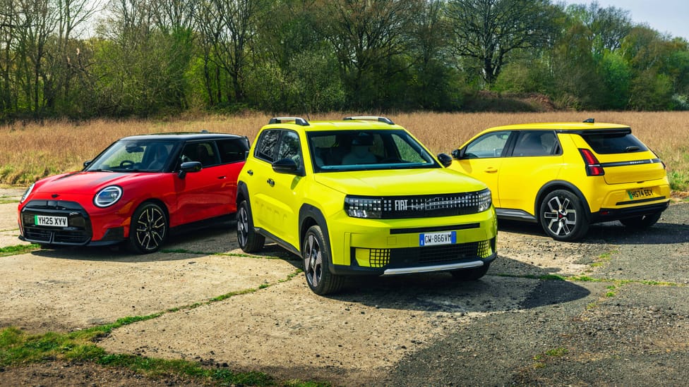 Fiat Panda, Renault 5, Mini Cooper E
