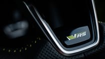 Skoda Elroq vRS steering wheel badge