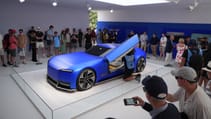 Jaguar Type 00 concept Goodwood Festival of Speed stand