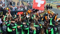Nico Hulkenberg celebration Silverstone