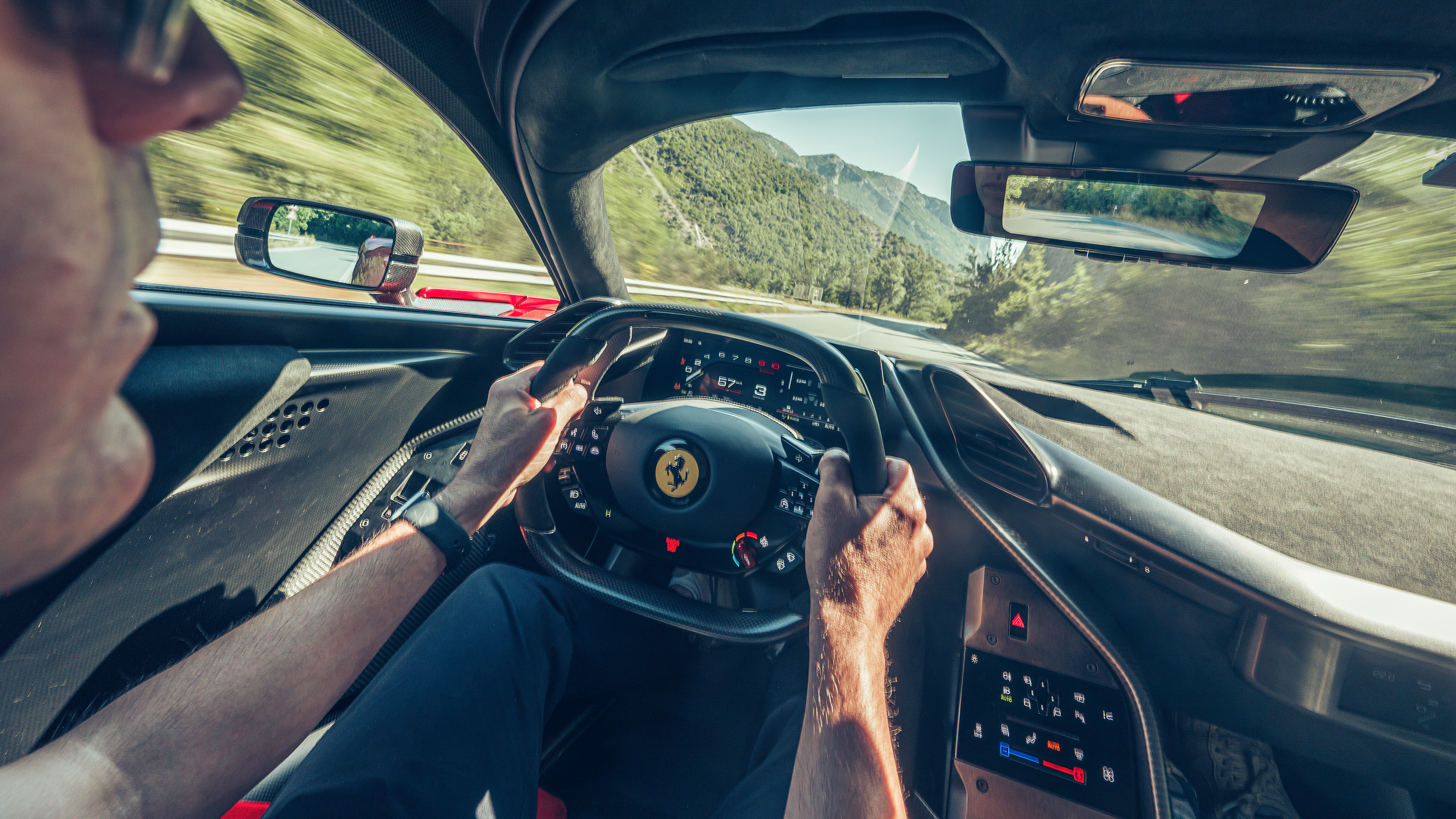 Ferrari F80 interior
