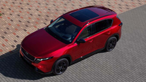 High angled shot of new Mazda CX-5 SUV