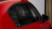 Close-up shot of new Mazda CX-5 SUV, rear three quarter