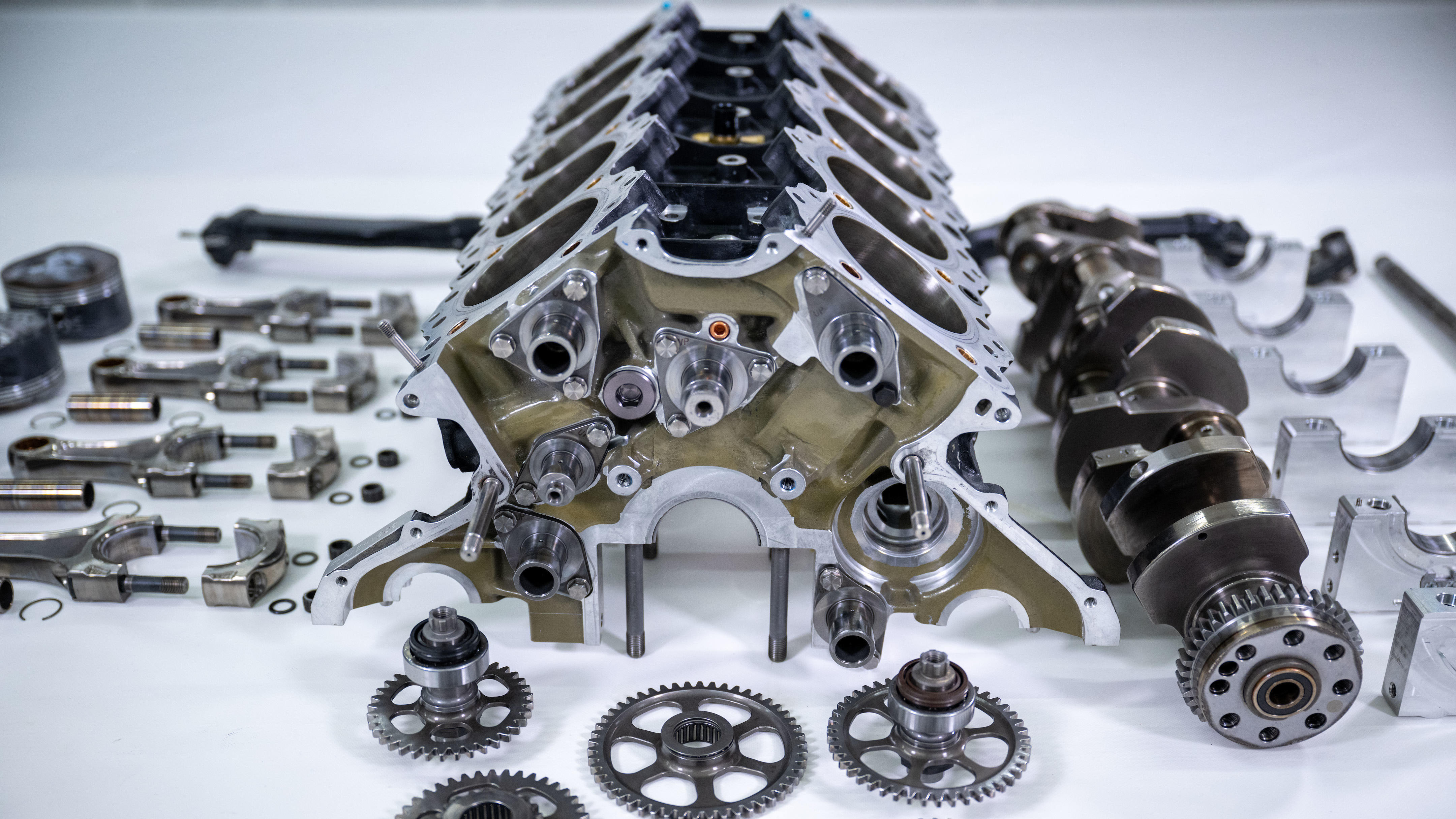 Ayrton Senna Honda V10 engine 1990